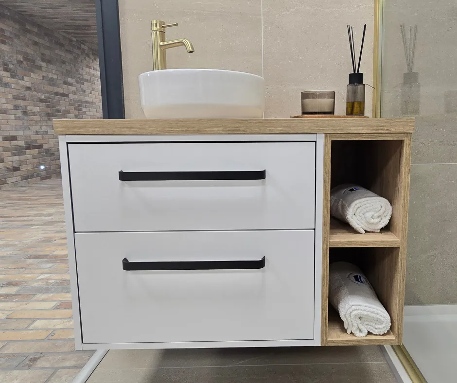 Warm Tones & Luxurious Brass Accents